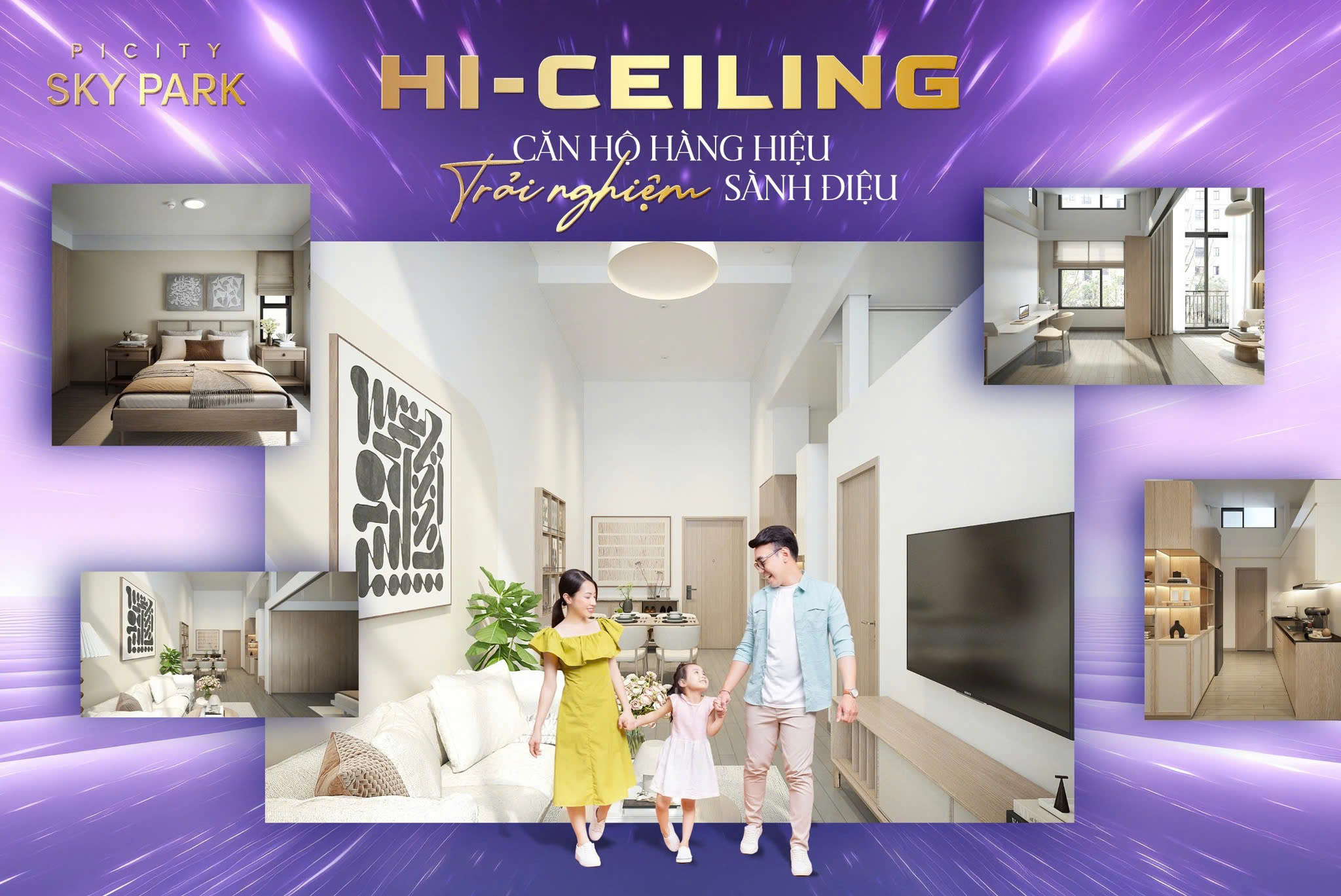 HI-CEILING CĂN HỘ HÀNG HIỆU - TRẢI NGHIỆM SÀNH ĐIỆU